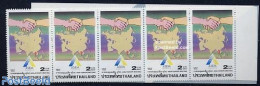 Thailand 1996 ASEM Booklet, Mint NH, Various - Stamp Booklets - Maps - Ohne Zuordnung