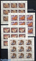 Yugoslavia 1986 Butterflies 4 M/ss, Mint NH, Nature - Butterflies - Unused Stamps