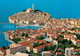 73356057 Rovinj Rovigno Istrien Altstadt Hafen Fliegeraufnahme  - Croatie