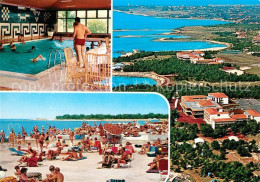 73356051 Katoro Hotel Koral Hallenbad Strand Fliegeraufnahme Katoro - Croatie