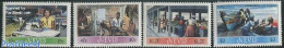 Nevis 1985 National Industry 4v, SPECIMEN, Mint NH, Nature - Transport - Various - Fishing - Ships And Boats - Industr.. - Pesci