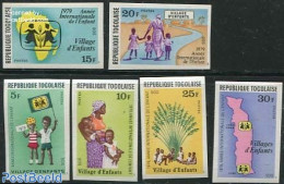 Togo 1979 Year Of The Child 6v, Imperforated, Mint NH, Various - Maps - Geografía