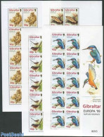 Gibraltar 1999 Europa, National Parks 4 M/ss, Mint NH, History - Nature - Europa (cept) - Animals (others & Mixed) - B.. - Pesci