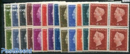 Netherlands 1947 Definitives 13v, Blocks Of 4 [+], Mint NH - Nuovi