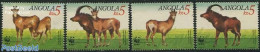 Angola 1990 WWF, Antelopes 4v, Mint NH, Nature - Animals (others & Mixed) - World Wildlife Fund (WWF) - Angola