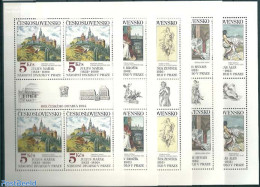 Czechoslovkia 1983 Art, 5 M/ss, Mint NH, Nature - Horses - Art - Castles & Fortifications - Paintings - Otros & Sin Clasificación