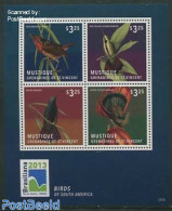 Saint Vincent & The Grenadines 2013 Mustique, Birds 4v M/s, Mint NH, Nature - Birds - St.Vincent & Grenadines