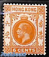 Hong Kong 1912 6c, WM Mult.Crown-CA, Stamp Out Of Set, Unused (hinged) - Nuevos