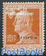 Eritrea 1927 50c, Stamp Out Of Set, Unused (hinged), Authors - Escritores