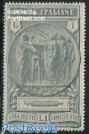 Italy 1923 1L, Stamp Out Of Set, Unused (hinged) - Autres & Non Classés