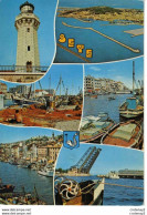 34 SETE Multivues N°15 546 Souvenirs De Cette Ile Singulière Phare Port Pont VOIR Flamme De FRONTIGNAN En 1984 - Sete (Cette)