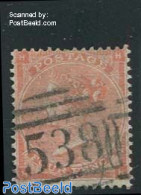 Great Britain 1862 4p, Plate 4, Used, Used Stamps - Otros & Sin Clasificación