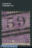 Great Britain 1867 6p, Plate 8, Used, Used Stamps - Otros & Sin Clasificación