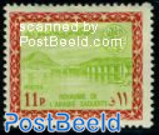 Saudi Arabia 1966 11p, Stamp Out Of Set, Mint NH, Nature - Water, Dams & Falls - Saoedi-Arabië
