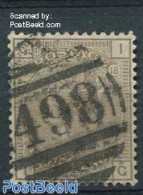 Great Britain 1880 4p, Plate 18, Used, Used Stamps - Altri & Non Classificati