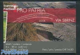 Switzerland 2008 Pro Patria Booklet, Mint NH, Stamp Booklets - Art - Castles & Fortifications - Nuevos