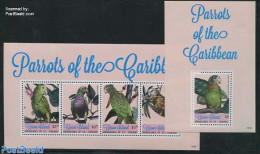 Saint Vincent & The Grenadines 2014 Union Island, Parrots 2 S/s, Mint NH, Nature - Birds - Parrots - St.Vincent & Grenadines