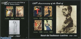 Guyana 2014 Henri De Toulouse-Lautrec 2 S/s, Mint NH, Art - Henri De Toulouse-Lautrec - Modern Art (1850-present) - Pa.. - Guiana (1966-...)