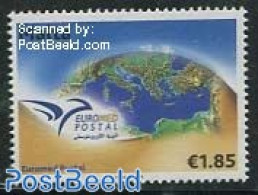 Malta 2014 Euromed Postal 1v, Mint NH, History - Various - Europa Hang-on Issues - Maps - Ideas Europeas