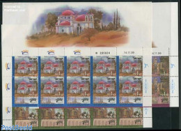 Israel 2000 Pilgrims 3 M/ss, Mint NH - Neufs (avec Tabs)