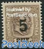 Iceland 1921 5A On 16A, Stamp Out Of Set, Mint NH - Nuovi