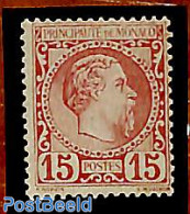 Monaco 1885 15c, Stamp Out Of Set, Unused (hinged) - Nuevos