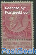 Belgium 1893 1Fr, Carmine, Stamp Out Of Set, Unused (hinged) - Nuovi