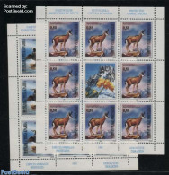 Croatia 1995 Krajina, Sremsko Baranjska, Protected Animals 2 M/s, Mint NH, Nature - Animals (others & Mixed) - Birds - Croatia