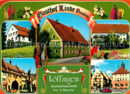 73355447 Loeffingen Gasthof Pension Linde Innenstadt Brunnen Blumen Loeffingen - Other & Unclassified