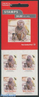 New Zealand 2004 Zoo Animals Booklet, Mint NH, Nature - Animals (others & Mixed) - Monkeys - Stamp Booklets - Nuovi