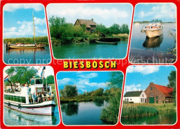 73355444 Biesbosch Landschaftspanorama Naturschutzgebiet Fahrgastschiff Segelboo - Andere & Zonder Classificatie