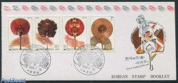 Korea, South 1994 Fans Booklet, Mint NH, Stamp Booklets - Art - Fans - Ohne Zuordnung