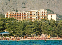 73355421 Baska Voda Hotel Horizont Strand Ansicht Vom Meer Aus Baska Voda - Croatia