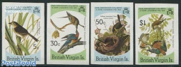 Virgin Islands 1985 Audubon, Birds 4v, Imperforated, Mint NH, Nature - Birds - British Virgin Islands