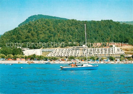 73355412 Rabac Kroatien Hotel Mimosa Strand Segelboot Ansicht Vom Meer Aus Rabac - Croatia