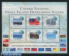 Samoa 2014 SIDS 6v M/s, Mint NH, History - Transport - Flags - Ships And Boats - Ships