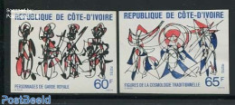 Ivory Coast 1978 Mythology 2v, Imperforated, Mint NH, Art - Fairytales - Nuevos