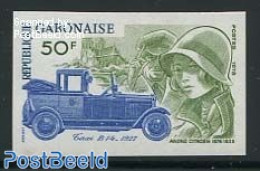 Gabon 1978 50f, Imperforated, Stamp Out Of Set, Mint NH, Transport - Automobiles - Nuovi