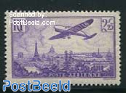 France 1936 2.25F, Stamp Out Of Set, Unused (hinged), Transport - Aircraft & Aviation - Nuovi