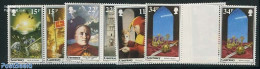 Guernsey 1987 William The Conquerer 6v, Gutter Pairs, Mint NH, History - Religion - History - Churches, Temples, Mosqu.. - Chiese E Cattedrali