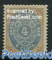 Danish West Indies 1873 7c, Brown/blue, Normal Frame, Stamp Out Of Set, Unused (hinged) - Denmark (West Indies)