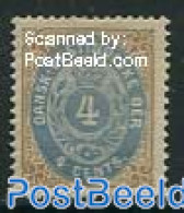 Danish West Indies 1873 7c, Brown/blue, Normal Frame, Stamp Out Of Set, Unused (hinged) - Deens West-Indië