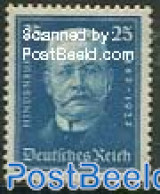 Germany, Empire 1927 25Pf Cobalt Blue, Stamp Out Of Set, Unused (hinged) - Ungebraucht