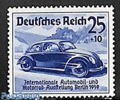 Germany, Empire 1939 25+10pf, Stamp Out Of Set, Mint NH, Transport - Automobiles - Nuovi