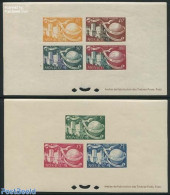 Monaco 1949 75 Years UPU 2 Special S/s, Mint NH, U.P.U. - Ongebruikt