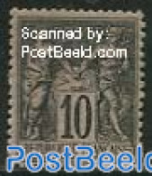 France 1877 10c, Type II, Stamp Out Of Set, Unused (hinged) - Unused Stamps