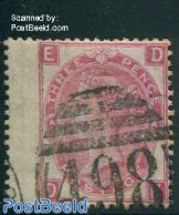 Great Britain 1867 3p, Plate 5, Used, Used Stamps - Usados
