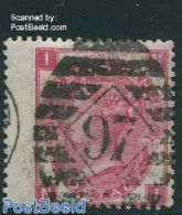Great Britain 1867 3p, Plate 6, Used, Used Stamps - Usati