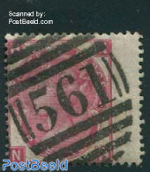 Great Britain 1867 3p, Plate 6, Used, Used Stamps - Usados