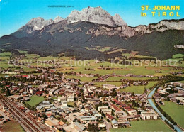 73355314 St Johann Tirol Fliegeraufnahme Mit Kaisergebirge St Johann Tirol - Autres & Non Classés